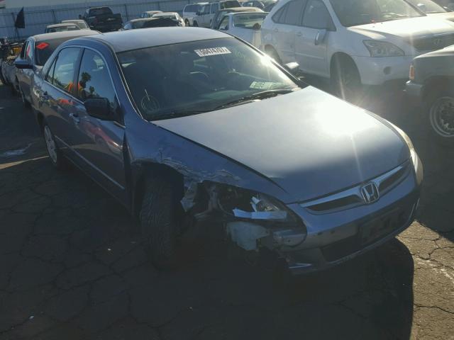 1HGCM56447A084791 - 2007 HONDA ACCORD LX BLUE photo 1