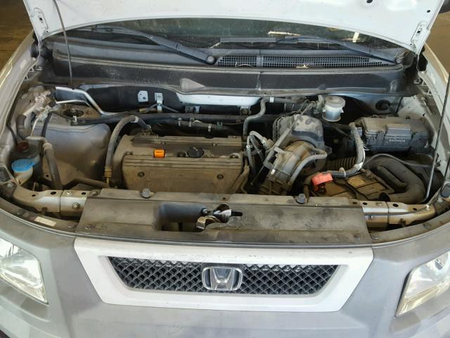 5J6YH28243L009259 - 2003 HONDA ELEMENT DX SILVER photo 7