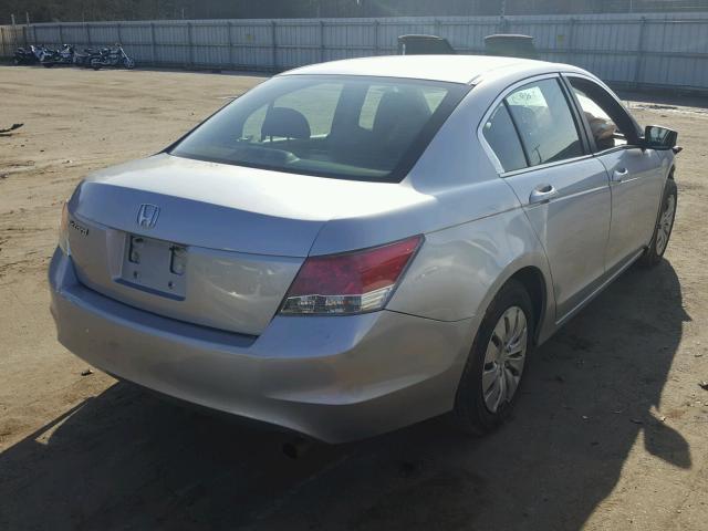 1HGCP26359A162396 - 2009 HONDA ACCORD LX SILVER photo 4