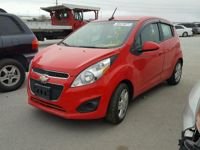 KL8CA6S92FC741386 - 2015 CHEVROLET SPARK LS RED photo 2