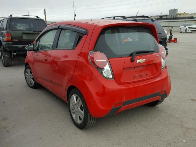 KL8CA6S92FC741386 - 2015 CHEVROLET SPARK LS RED photo 3