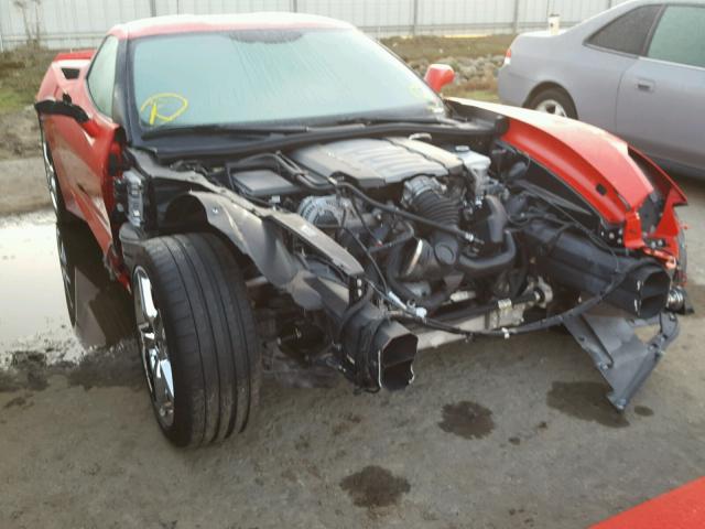 1G1YK2D77F5119202 - 2015 CHEVROLET CORVETTE S RED photo 1