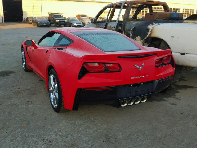 1G1YK2D77F5119202 - 2015 CHEVROLET CORVETTE S RED photo 4