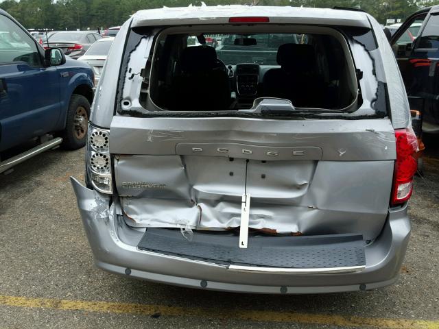 2C4RDGBG9DR736218 - 2013 DODGE GRAND CARA SILVER photo 9