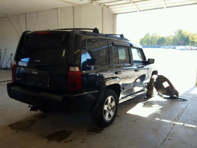 1J8HG48K06C252360 - 2006 JEEP COMMANDER BLACK photo 4
