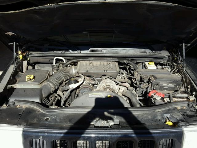 1J8HG48K06C252360 - 2006 JEEP COMMANDER BLACK photo 7