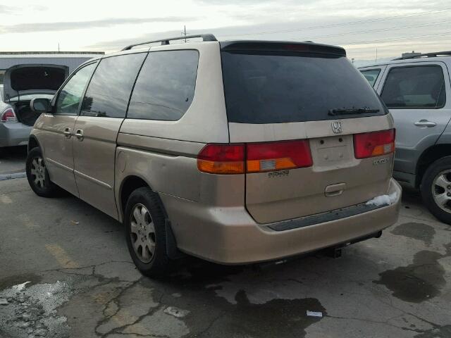 2HKRL18072H546647 - 2002 HONDA ODYSSEY EX TAN photo 3