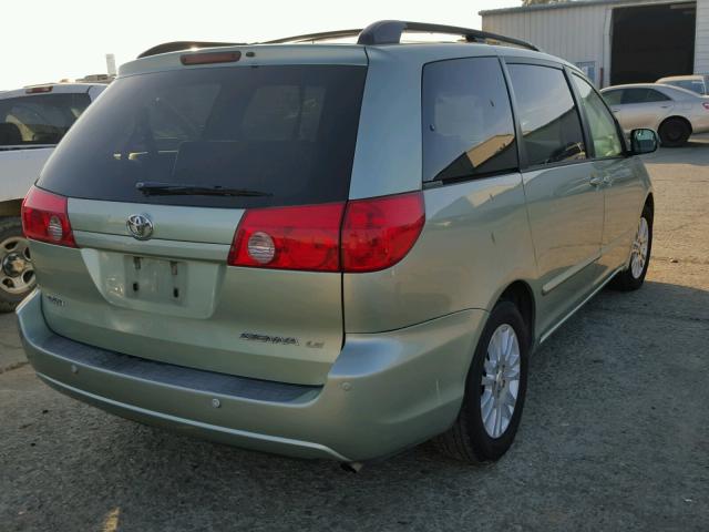 5TDZK23C18S214457 - 2008 TOYOTA SIENNA CE GREEN photo 4