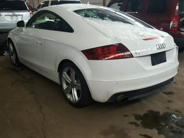 TRUKFAFK2C1001192 - 2012 AUDI TT PRESTIG WHITE photo 3