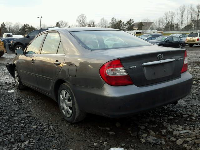 4T1BE32K03U691727 - 2003 TOYOTA CAMRY LE GRAY photo 3