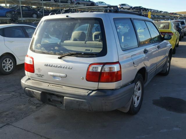 JF1SF63542H750528 - 2002 SUBARU FORESTER L SILVER photo 9