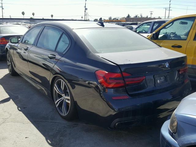 WBA7E2C39HG740941 - 2017 BMW 740 I BLACK photo 3