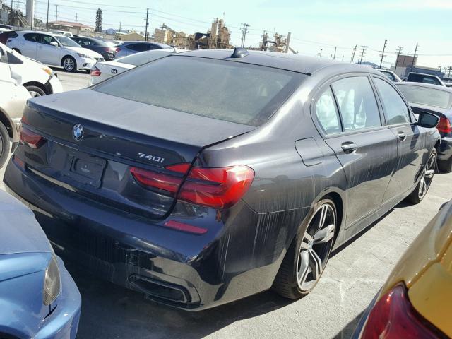 WBA7E2C39HG740941 - 2017 BMW 740 I BLACK photo 4