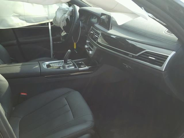 WBA7E2C39HG740941 - 2017 BMW 740 I BLACK photo 5