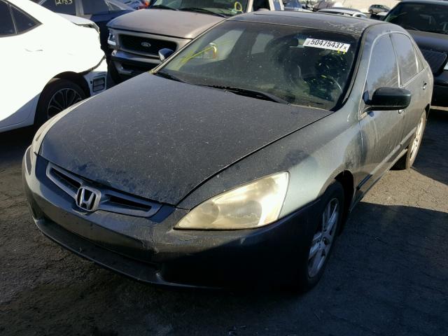 1HGCM66515A013883 - 2005 HONDA ACCORD EX GREEN photo 2