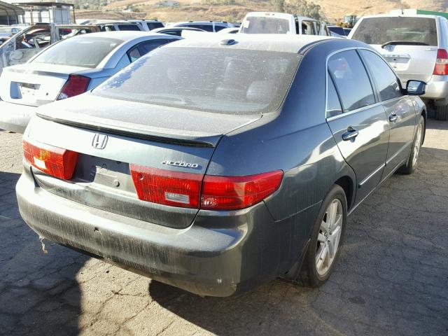 1HGCM66515A013883 - 2005 HONDA ACCORD EX GREEN photo 4