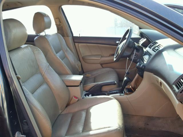 1HGCM66515A013883 - 2005 HONDA ACCORD EX GREEN photo 5