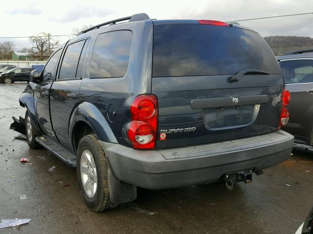 1D8HD38K08F114265 - 2008 DODGE DURANGO SX BLUE photo 3