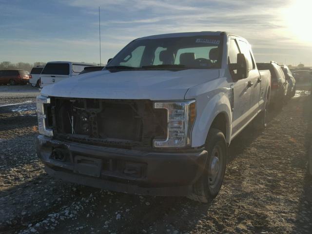 1FT8W3A67HED66557 - 2017 FORD F350 SUPER WHITE photo 2