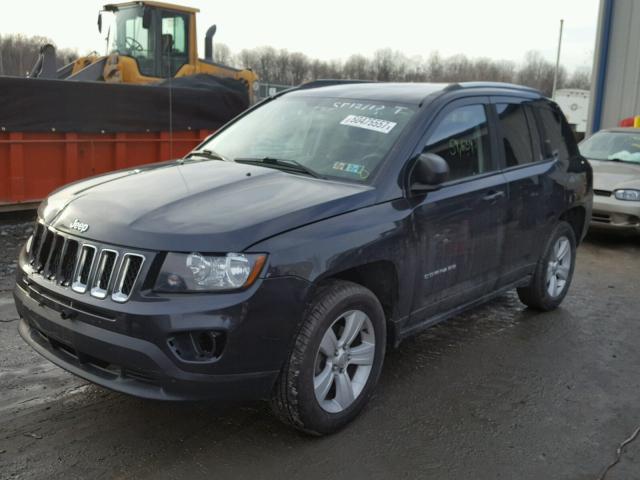 1C4NJDBB3ED800249 - 2014 JEEP COMPASS SP CHARCOAL photo 2