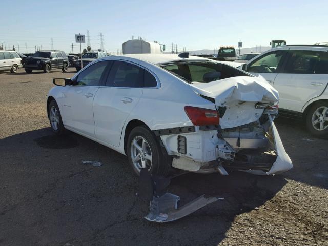 1G1ZB5ST0GF205565 - 2016 CHEVROLET MALIBU LS WHITE photo 3