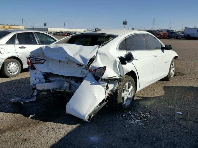 1G1ZB5ST0GF205565 - 2016 CHEVROLET MALIBU LS WHITE photo 4