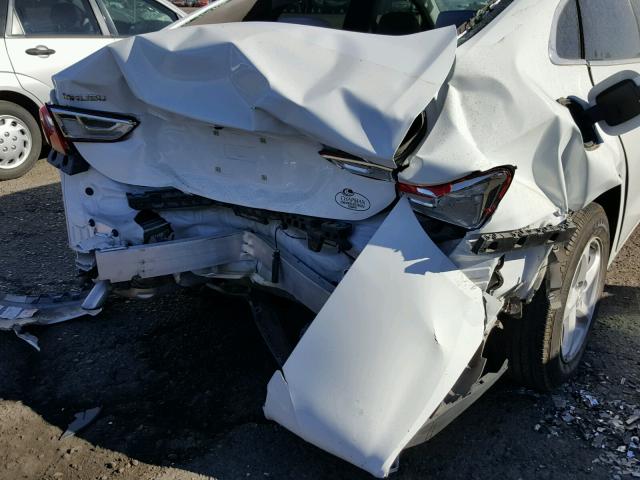 1G1ZB5ST0GF205565 - 2016 CHEVROLET MALIBU LS WHITE photo 9