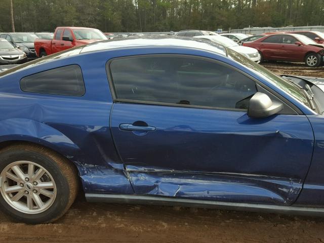 1ZVFT80N375314361 - 2007 FORD MUSTANG BLUE photo 9