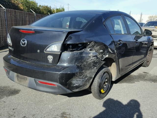 JM1BL1SG5A1128908 - 2010 MAZDA 3 I BLACK photo 4