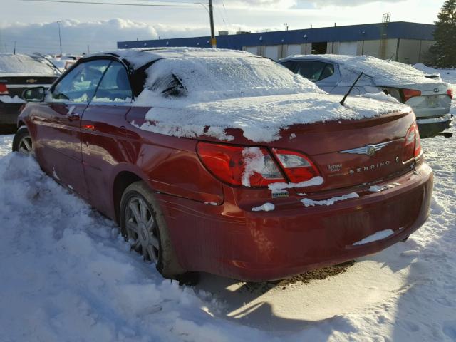 1C3LC55R58N693062 - 2008 CHRYSLER SEBRING TO RED photo 3