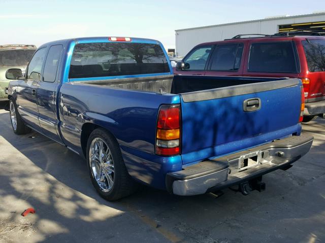 2GTEC19T541301258 - 2004 GMC NEW SIERRA BLUE photo 3