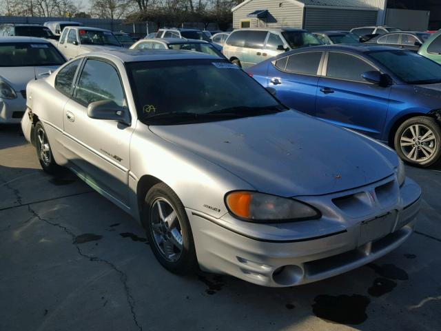 1G2NV12E51M545180 - 2001 PONTIAC GRAND AM G SILVER photo 1