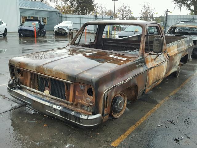 CCY143F392353 - 1973 CHEVROLET C10 PICKUP BURN photo 2