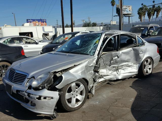 WDBUF70J55A663663 - 2005 MERCEDES-BENZ E 500 SILVER photo 2