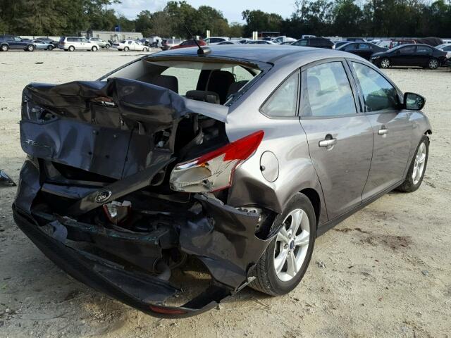 1FADP3F21EL216376 - 2014 FORD FOCUS SE GRAY photo 4