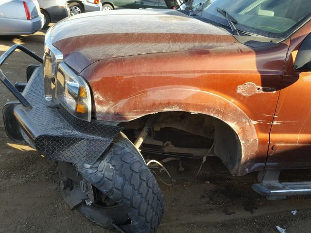 1FTNW21PX4EB82391 - 2004 FORD F250 SUPER RED photo 9