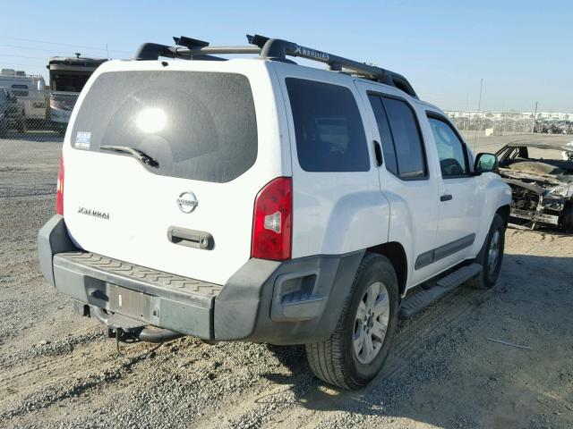 5N1AN08U06C543865 - 2006 NISSAN XTERRA OFF WHITE photo 4