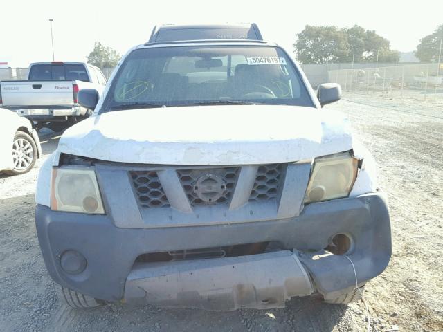 5N1AN08U06C543865 - 2006 NISSAN XTERRA OFF WHITE photo 9