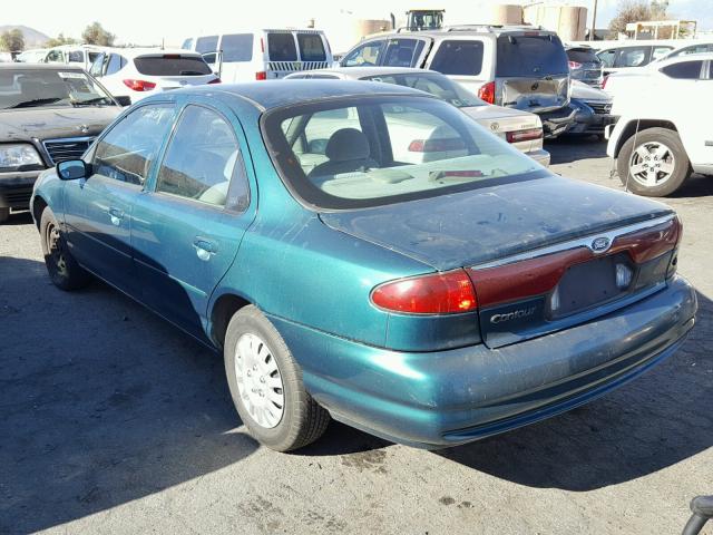 1FAFP6534WK304043 - 1998 FORD CONTOUR BA GREEN photo 3