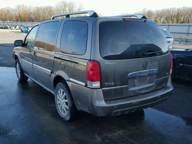 5GADV33L55D165649 - 2005 BUICK TERRAZA CX BROWN photo 3