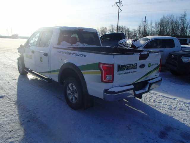 1FTFW1EF1FKE93308 - 2015 FORD F150 SUPER WHITE photo 3