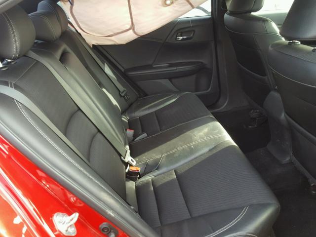 1HGCR2F52GA061194 - 2016 HONDA ACCORD SPO RED photo 6
