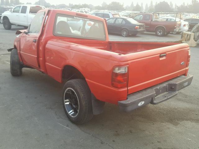 1FTYR10D93PA70643 - 2003 FORD RANGER RED photo 3