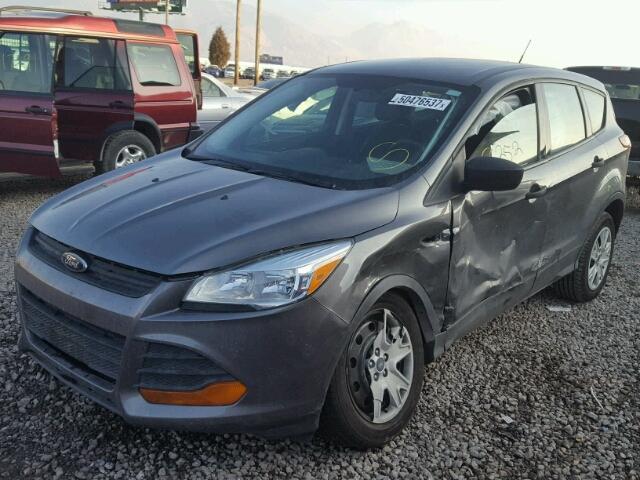 1FMCU0F71EUC37355 - 2014 FORD ESCAPE S CHARCOAL photo 2