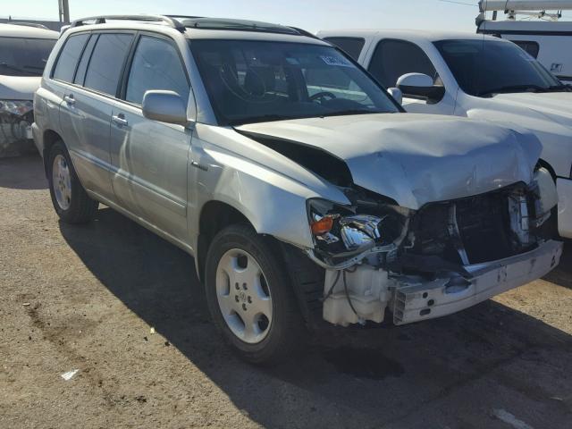 JTEDP21A340021040 - 2004 TOYOTA HIGHLANDER SILVER photo 1