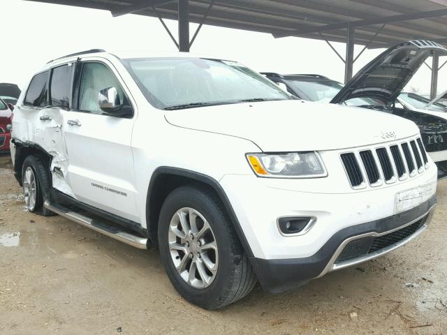 1C4RJEBGXFC884922 - 2015 JEEP GRAND CHER WHITE photo 1