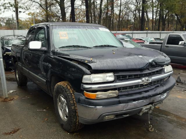 1GCEK19T6YE369110 - 2000 CHEVROLET SILVERADO BLACK photo 1