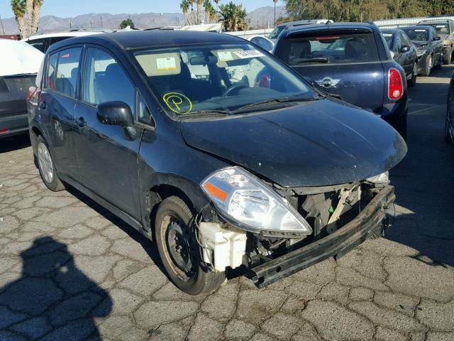 3N1BC1CP7AL376149 - 2010 NISSAN VERSA S BLACK photo 1