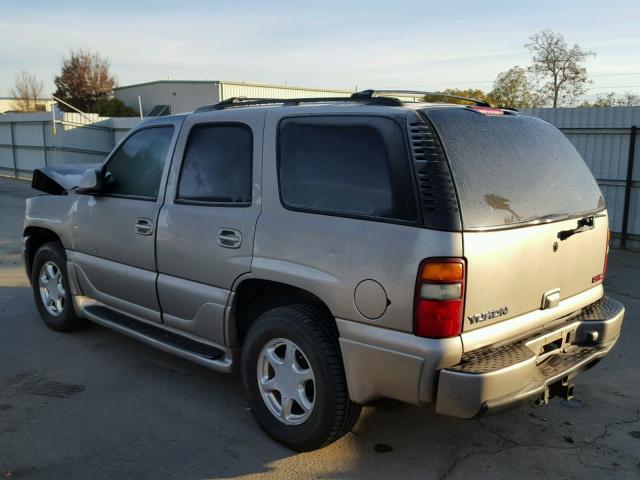 1GKEK63UX2J340016 - 2002 GMC DENALI GOLD photo 3