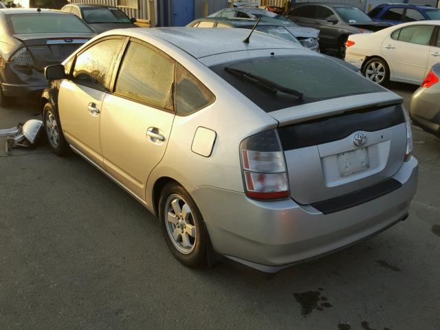 JTDKB20U957008033 - 2005 TOYOTA PRIUS SILVER photo 3